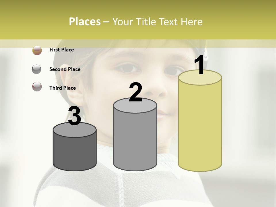 Son Face Boy PowerPoint Template