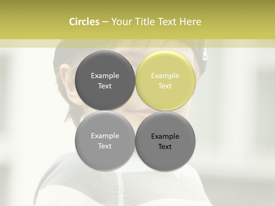 Son Face Boy PowerPoint Template