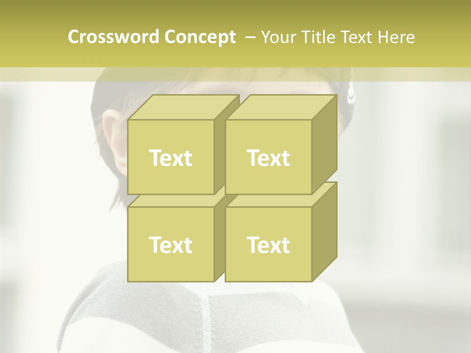 Son Face Boy PowerPoint Template