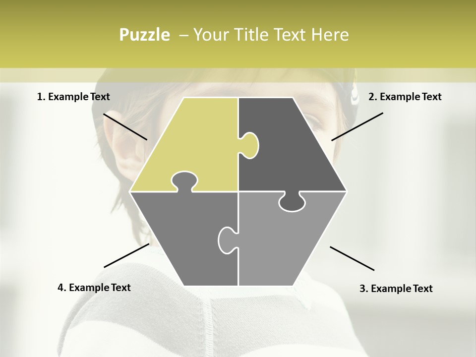 Son Face Boy PowerPoint Template