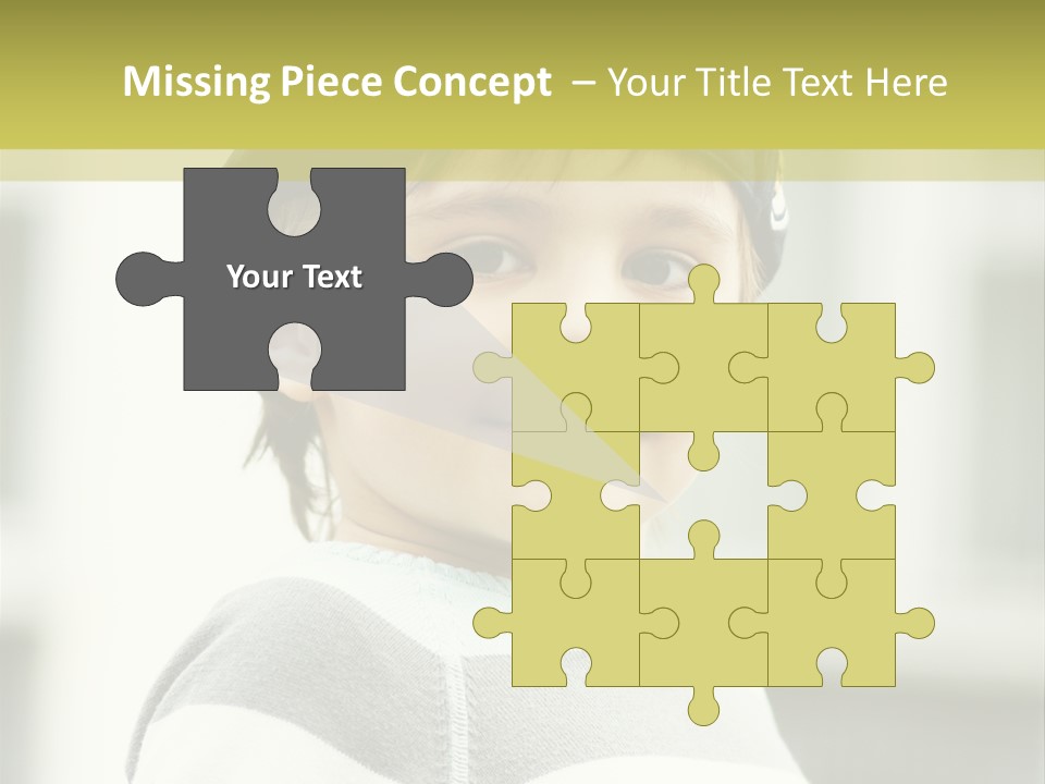 Son Face Boy PowerPoint Template