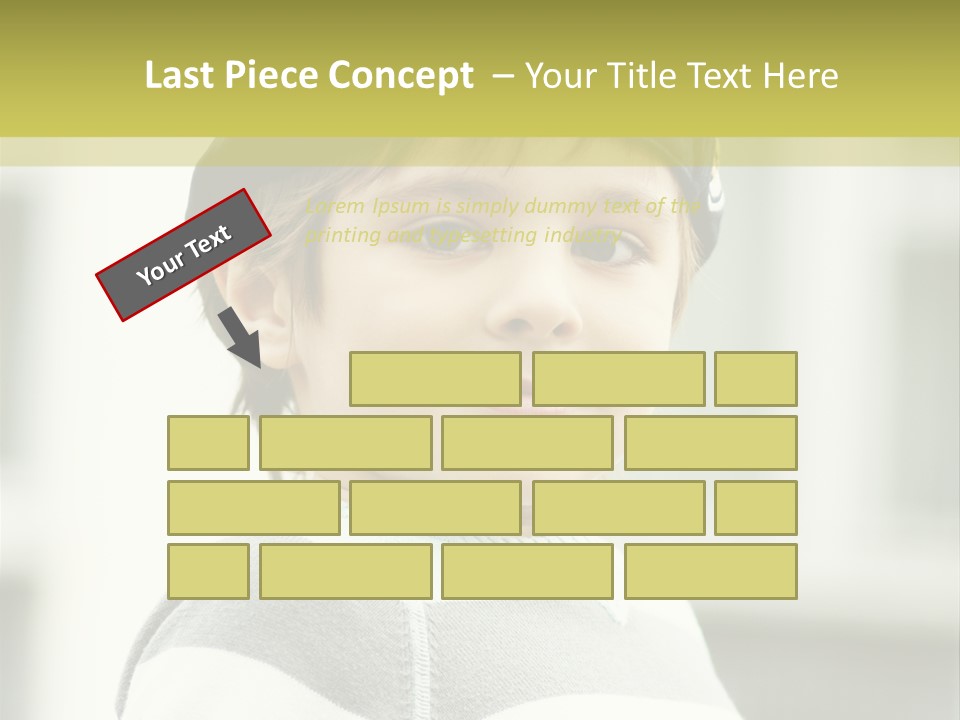 Son Face Boy PowerPoint Template