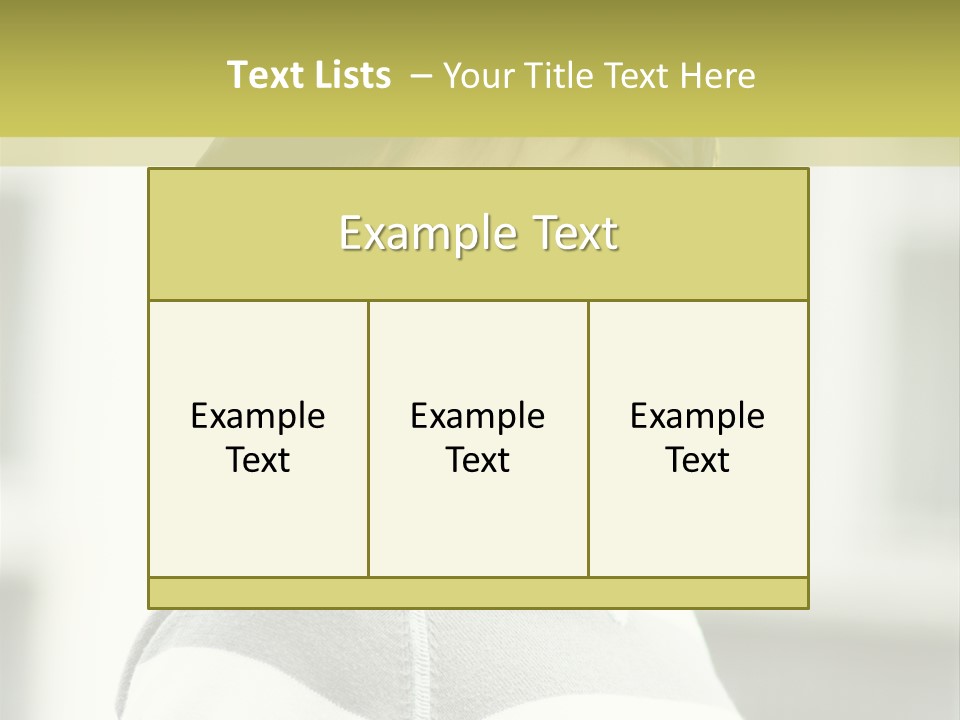 Son Face Boy PowerPoint Template