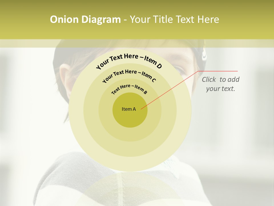 Son Face Boy PowerPoint Template