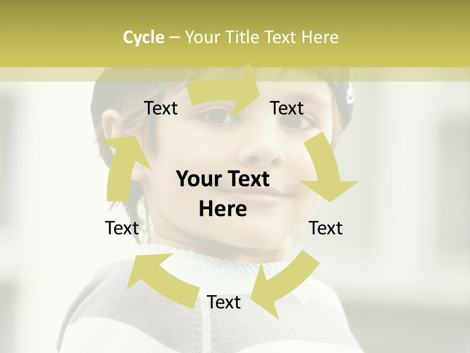 Son Face Boy PowerPoint Template