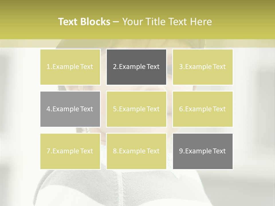 Son Face Boy PowerPoint Template