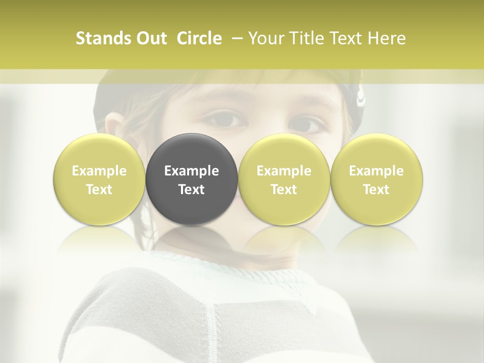 Son Face Boy PowerPoint Template