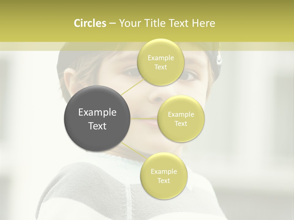 Son Face Boy PowerPoint Template