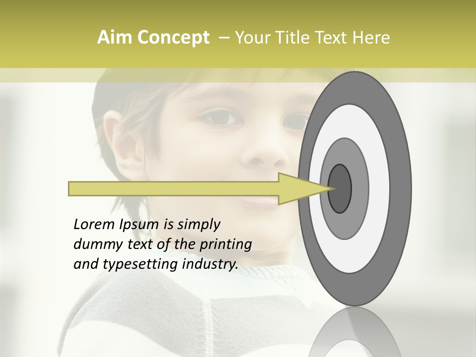 Son Face Boy PowerPoint Template