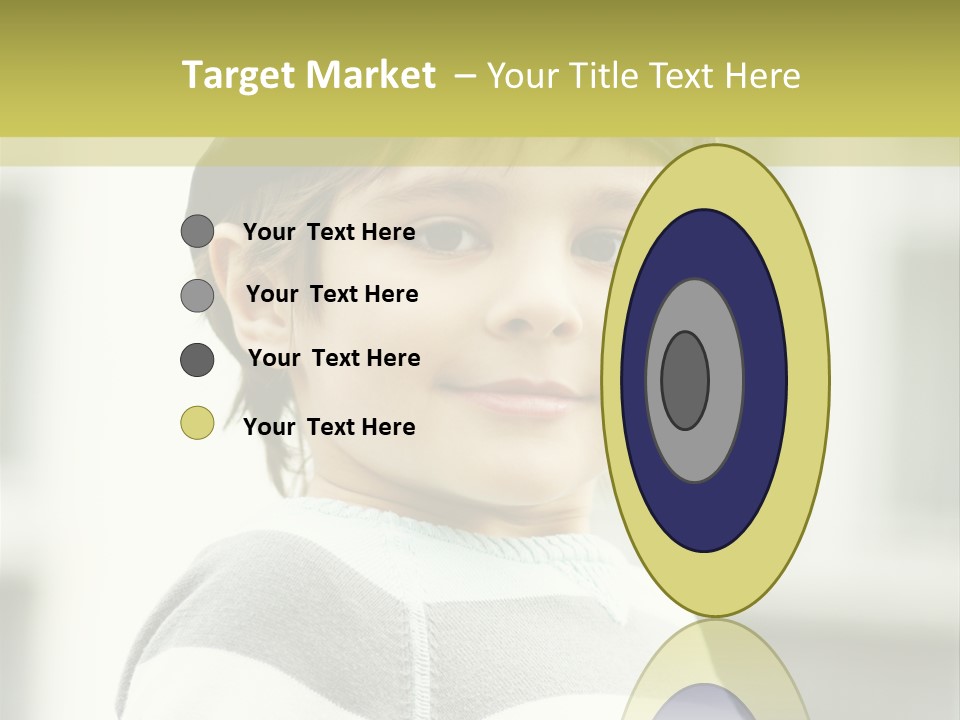 Son Face Boy PowerPoint Template