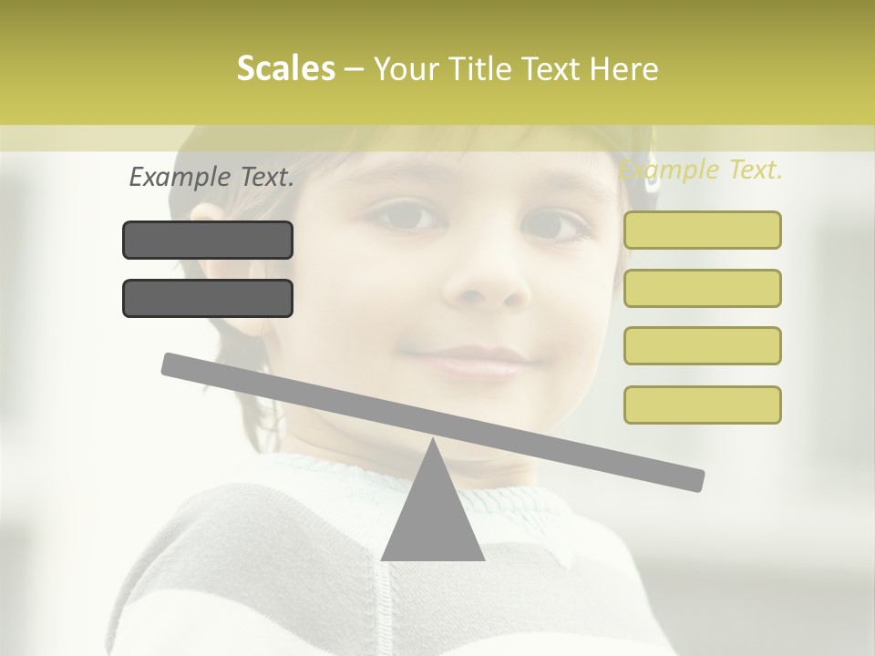 Son Face Boy PowerPoint Template