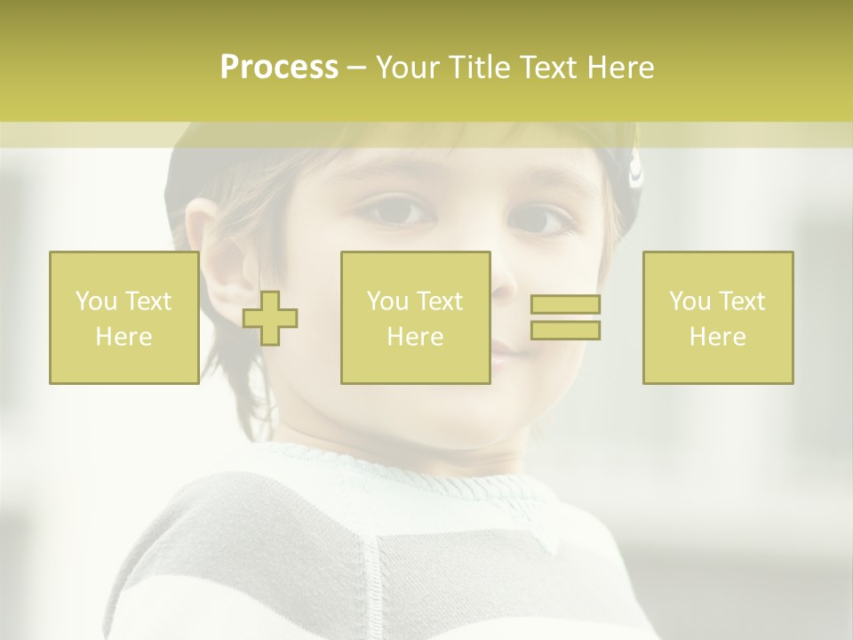 Son Face Boy PowerPoint Template