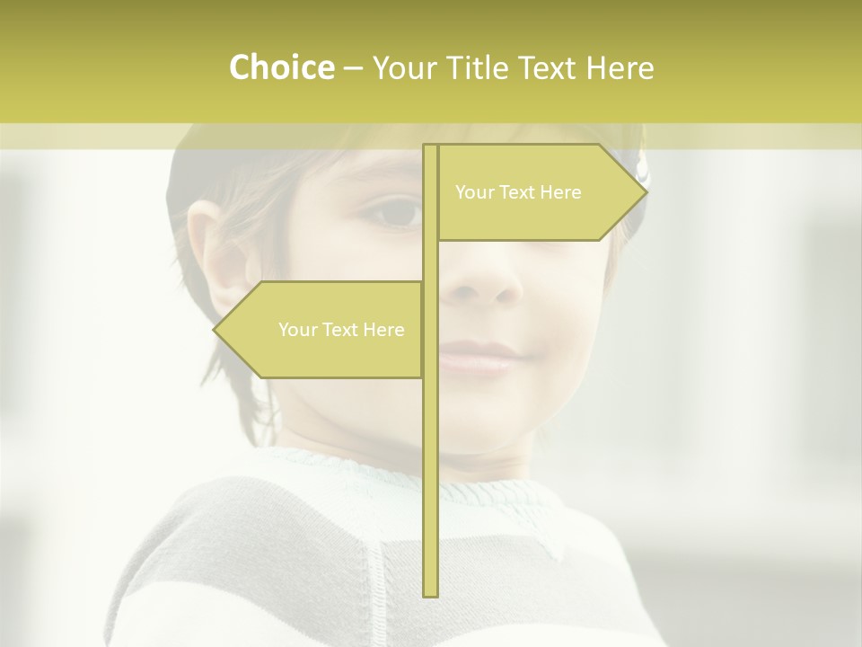 Son Face Boy PowerPoint Template