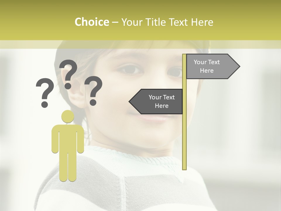 Son Face Boy PowerPoint Template