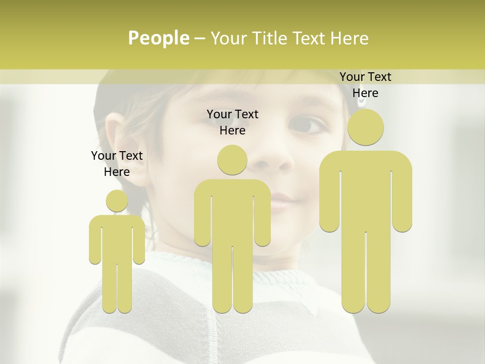 Son Face Boy PowerPoint Template