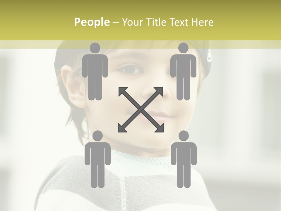 Son Face Boy PowerPoint Template