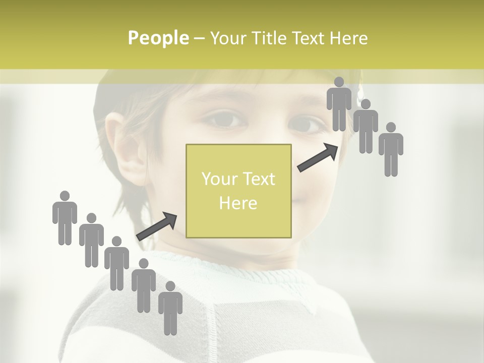 Son Face Boy PowerPoint Template