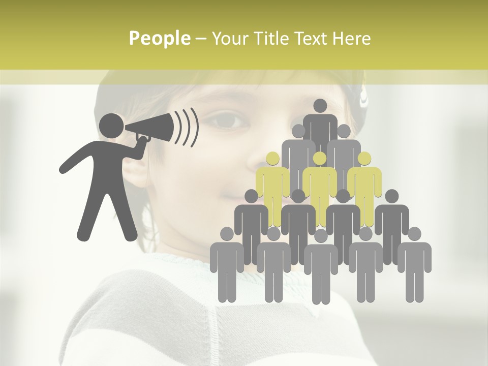 Son Face Boy PowerPoint Template