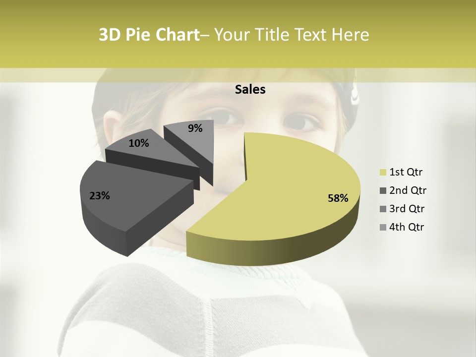 Son Face Boy PowerPoint Template