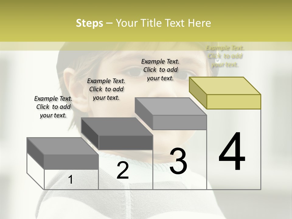 Son Face Boy PowerPoint Template