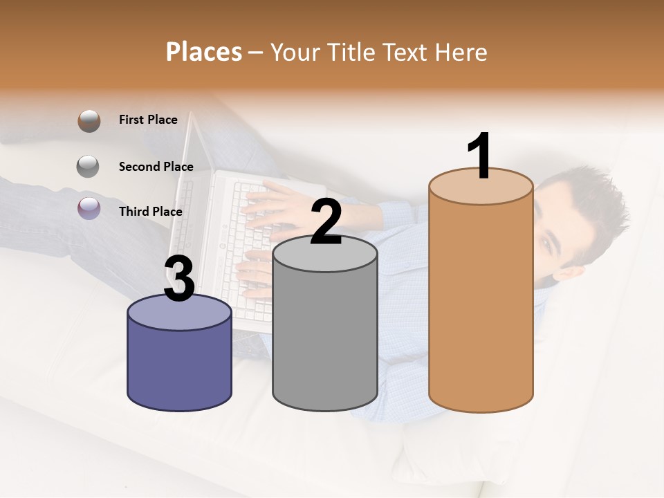 Person Wireless Web PowerPoint Template