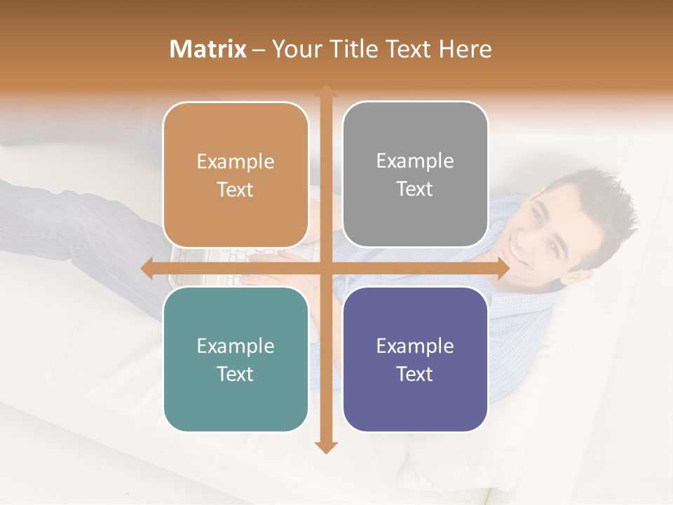 Person Wireless Web PowerPoint Template