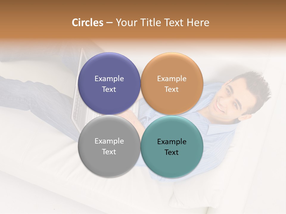 Person Wireless Web PowerPoint Template