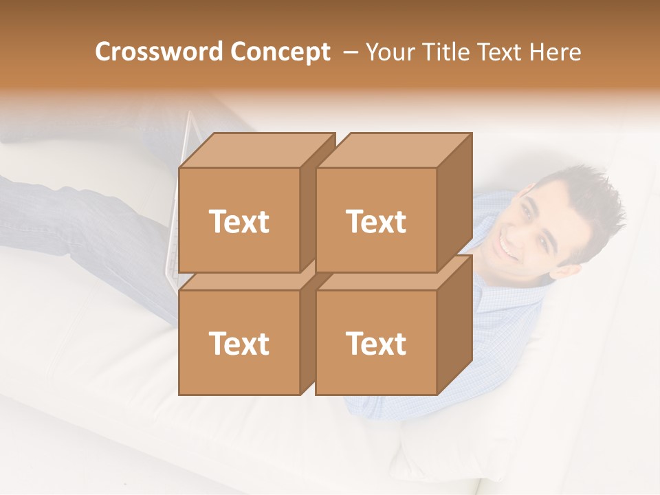 Person Wireless Web PowerPoint Template