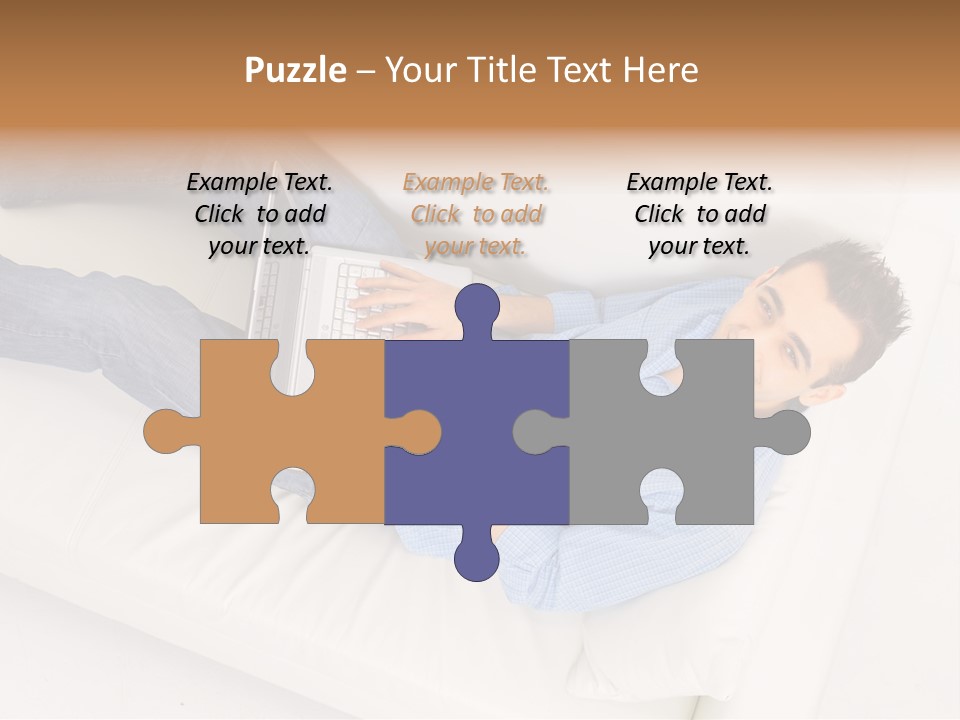 Person Wireless Web PowerPoint Template