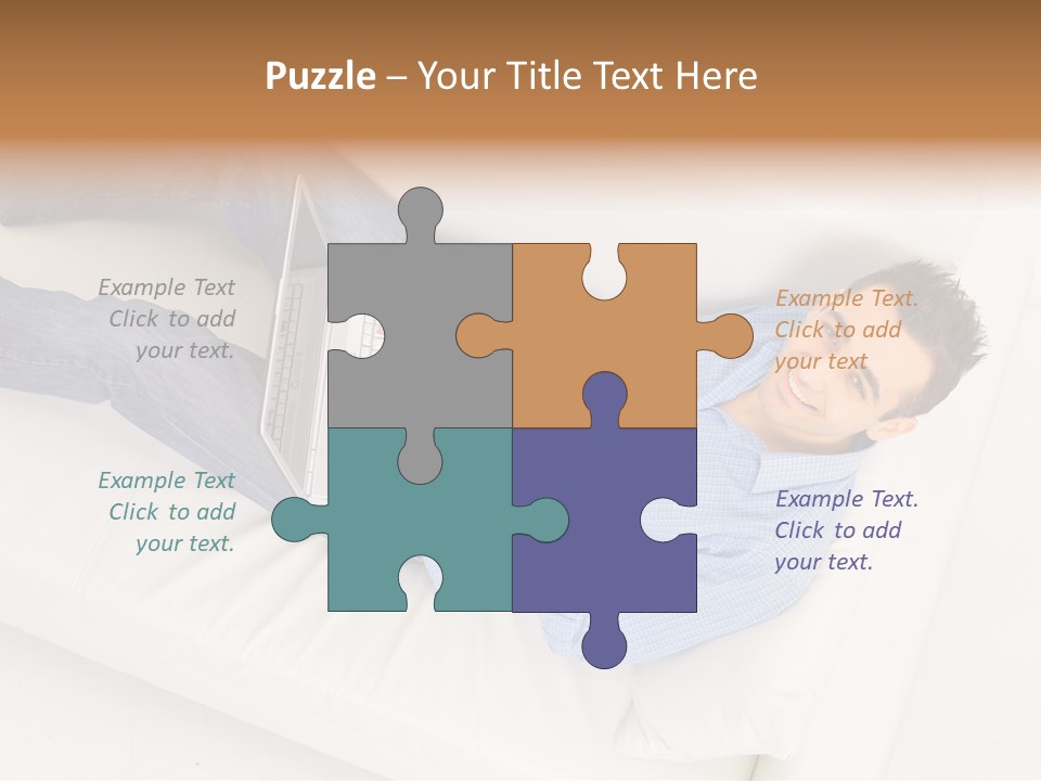 Person Wireless Web PowerPoint Template