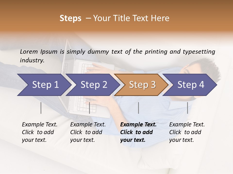 Person Wireless Web PowerPoint Template