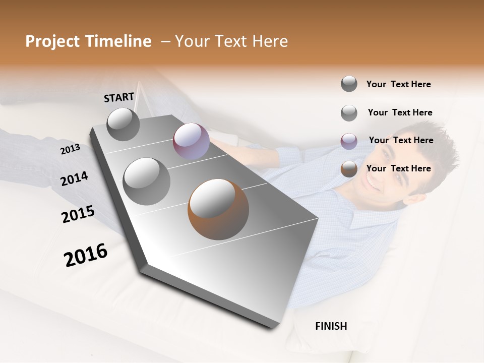 Person Wireless Web PowerPoint Template