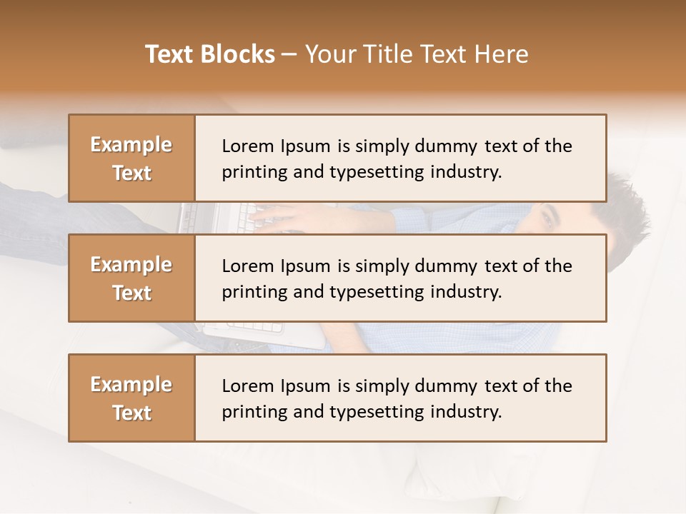 Person Wireless Web PowerPoint Template