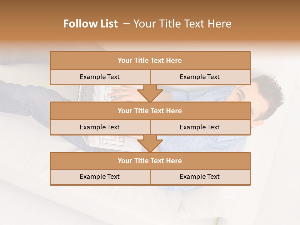 Person Wireless Web PowerPoint Template