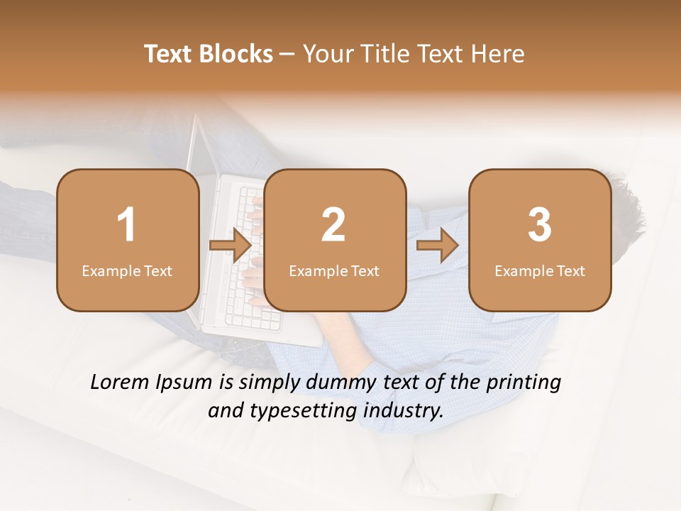 Person Wireless Web PowerPoint Template