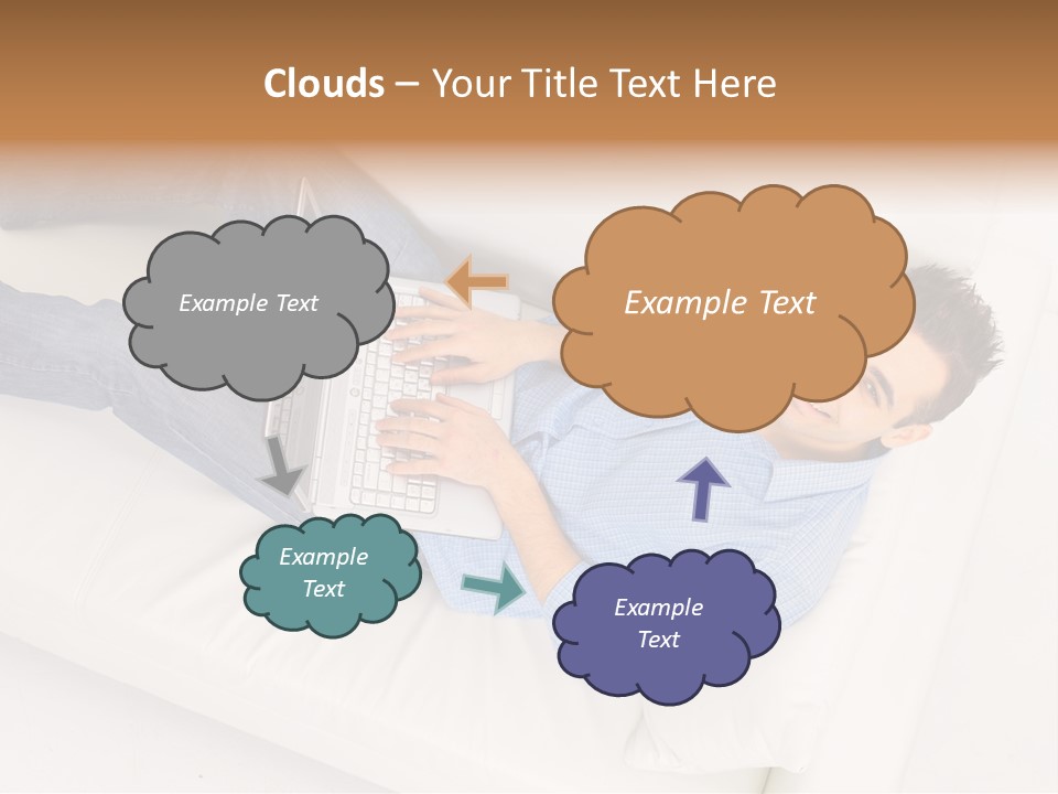 Person Wireless Web PowerPoint Template