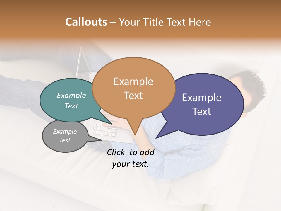 Person Wireless Web PowerPoint Template