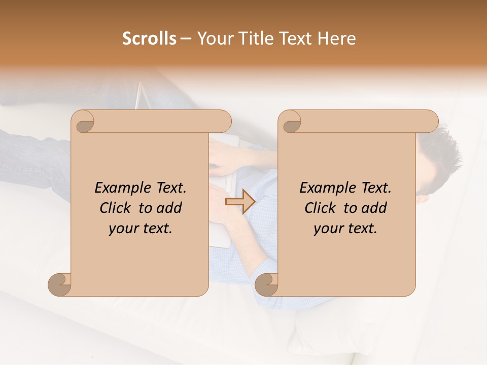 Person Wireless Web PowerPoint Template