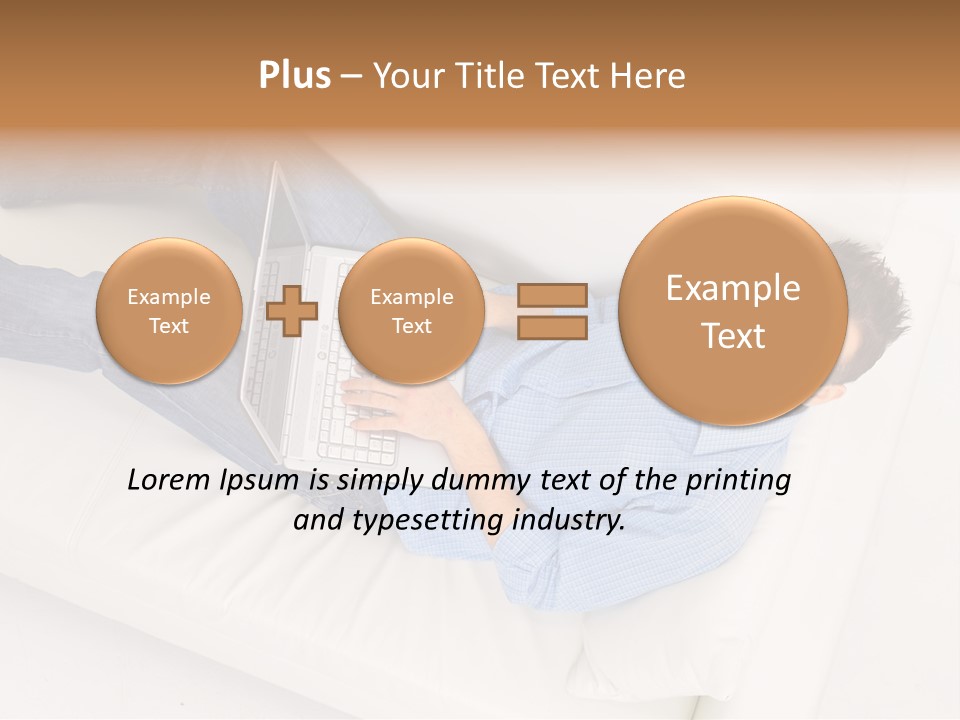 Person Wireless Web PowerPoint Template