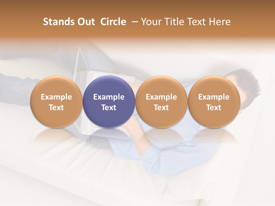 Person Wireless Web PowerPoint Template