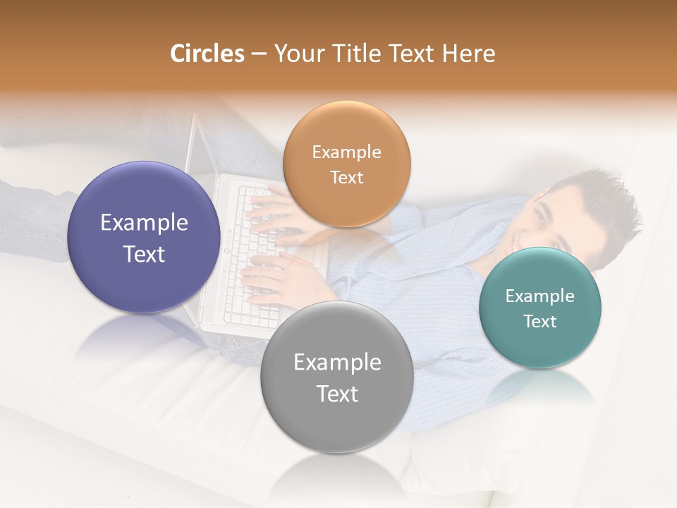 Person Wireless Web PowerPoint Template