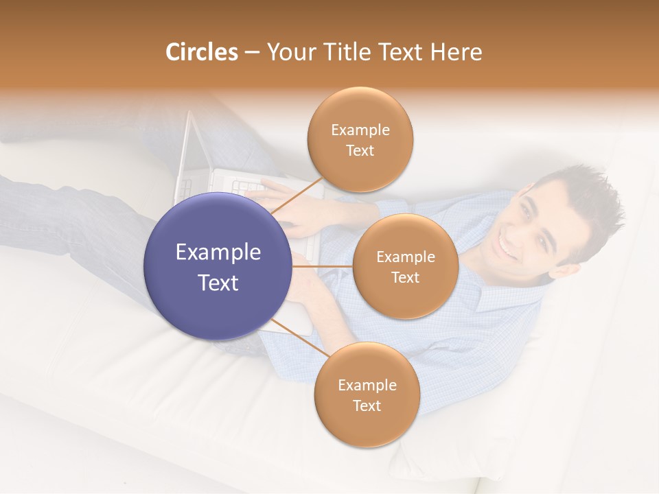 Person Wireless Web PowerPoint Template