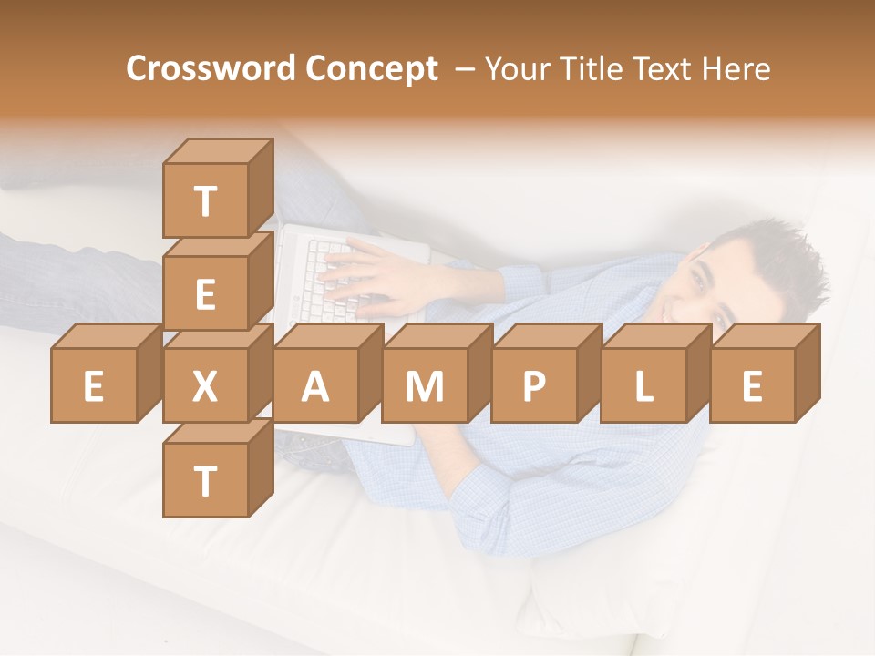 Person Wireless Web PowerPoint Template