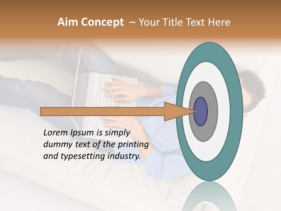 Person Wireless Web PowerPoint Template