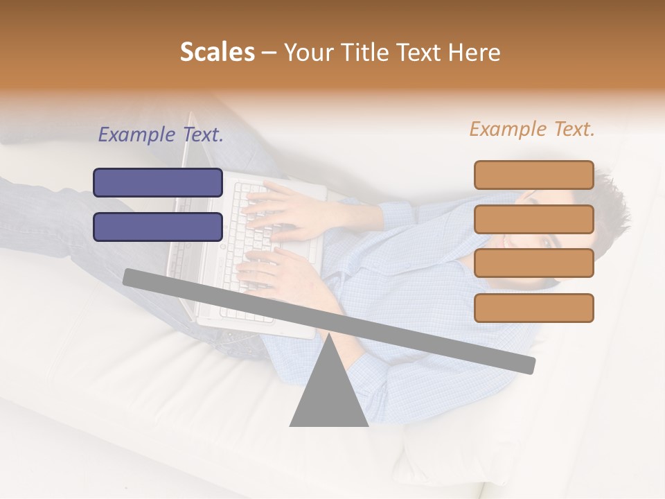 Person Wireless Web PowerPoint Template