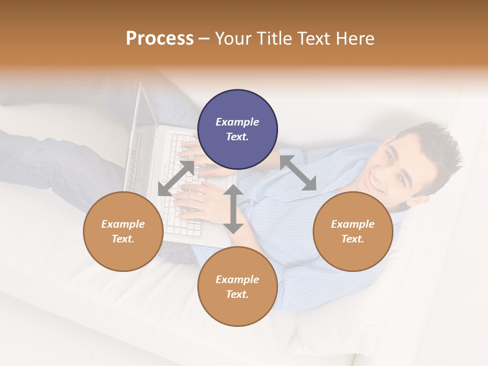 Person Wireless Web PowerPoint Template