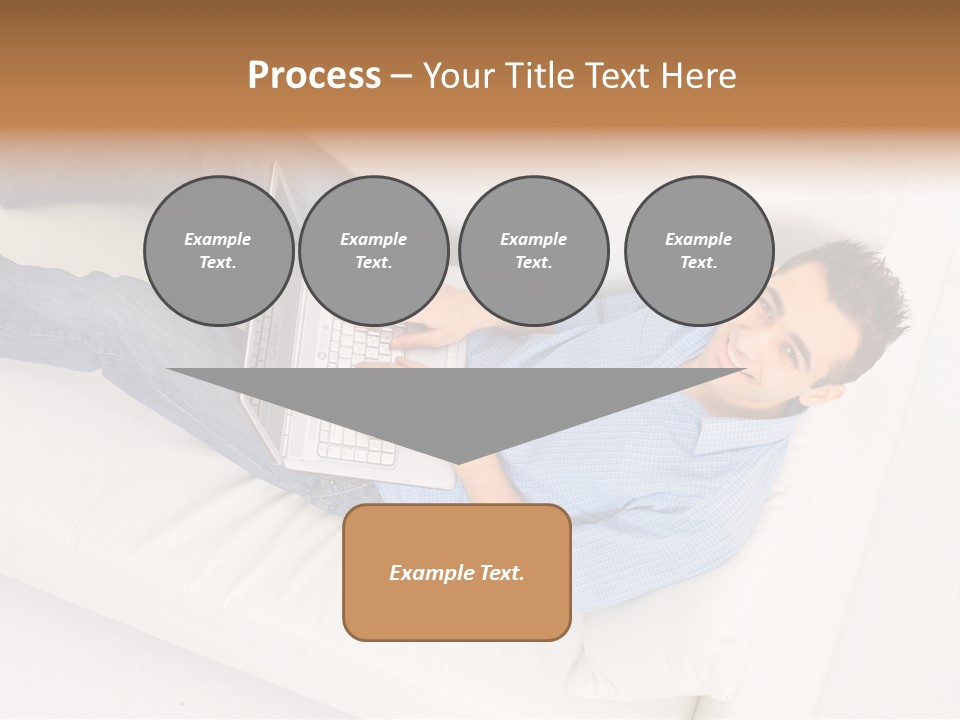 Person Wireless Web PowerPoint Template