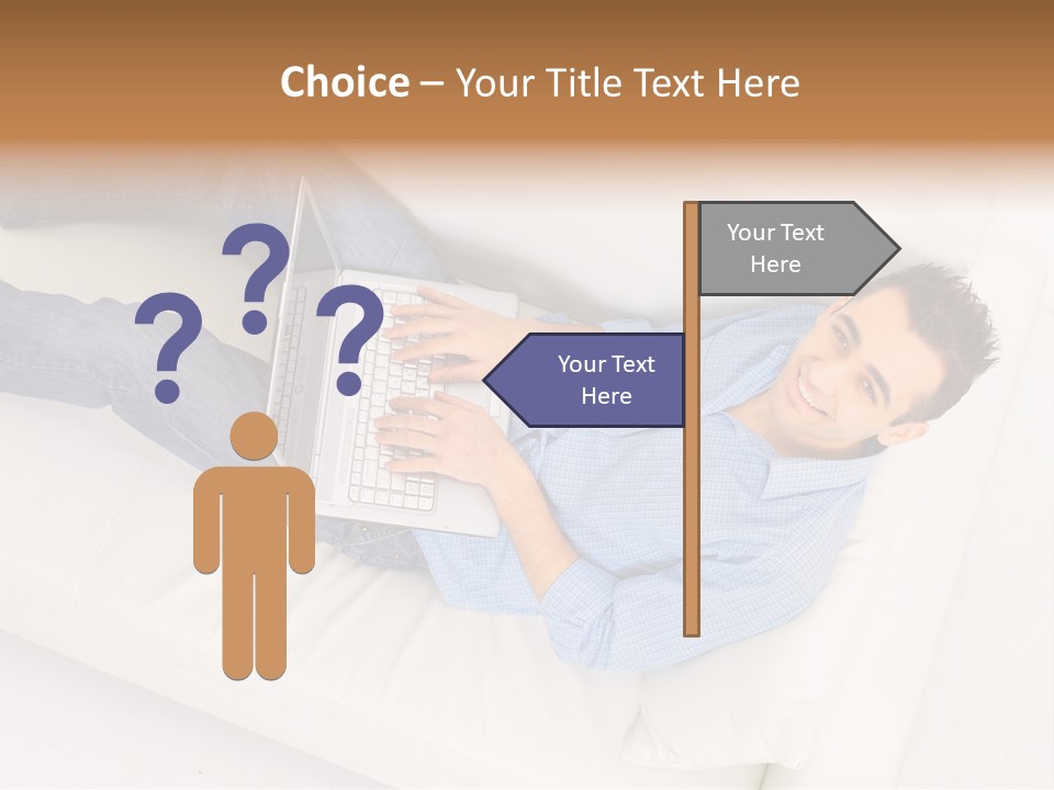 Person Wireless Web PowerPoint Template
