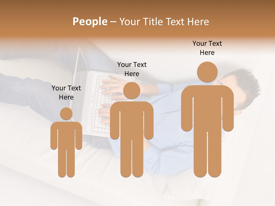 Person Wireless Web PowerPoint Template