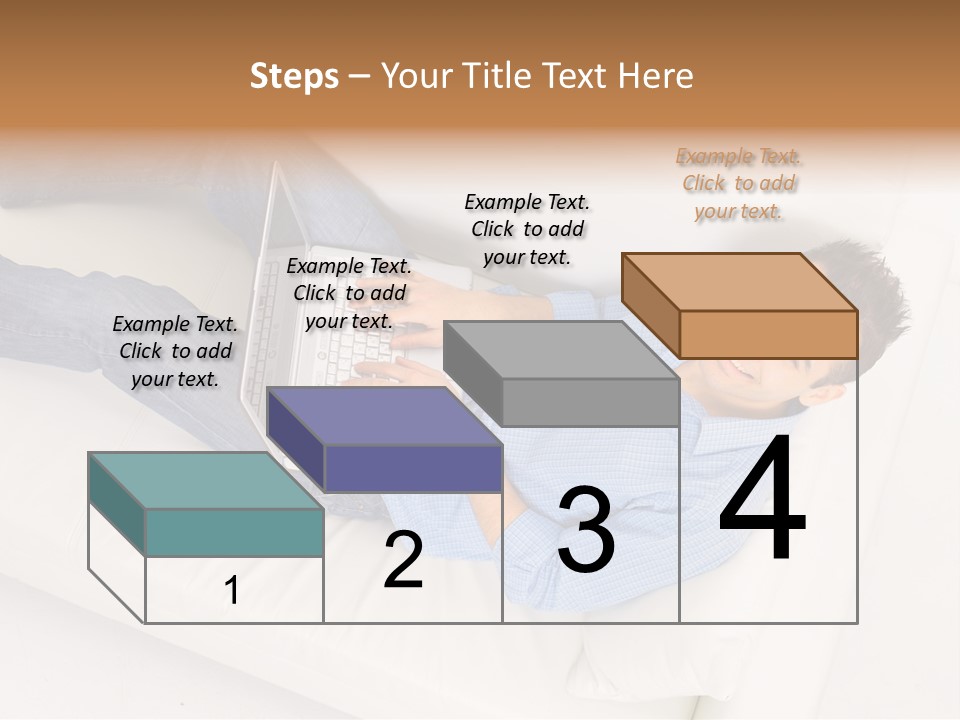 Person Wireless Web PowerPoint Template